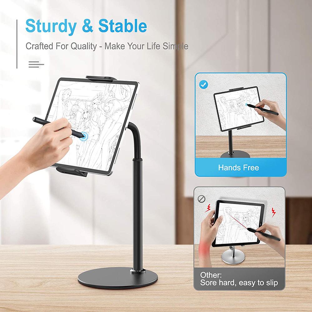 ZM-15 360° Rotatable Tablet Stand Desktop Phone Holder for 4.7-10.5inch Cell Phone iPad
ZM-15 360° Rotatable Tablet Stand Desktop Phone Holder for 4.7-10.5inch Cell Phone iPad