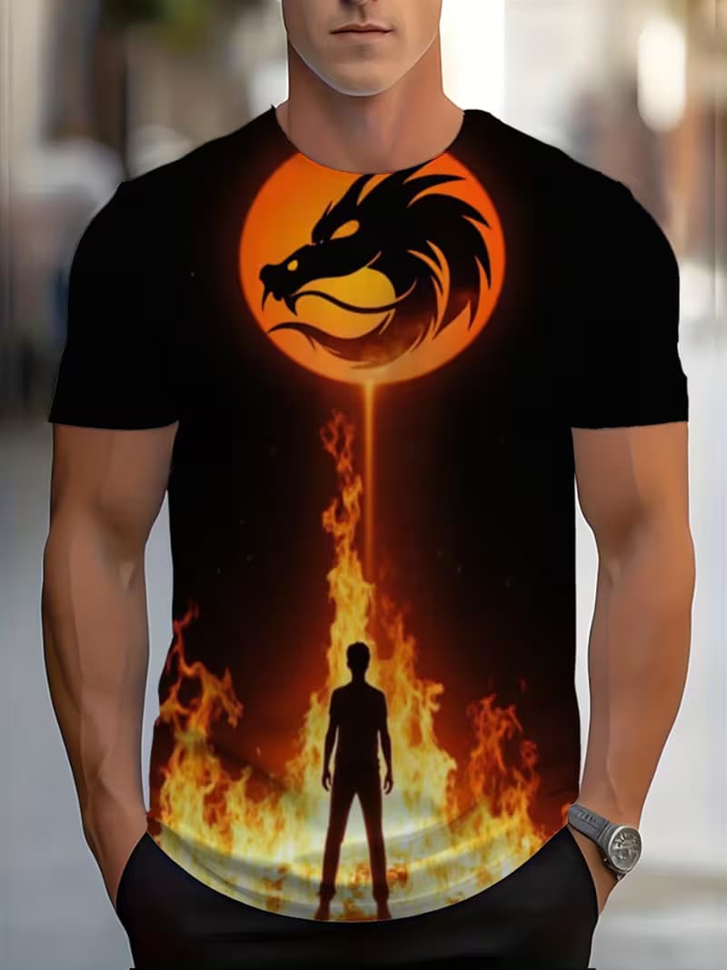 Men s Retro 3D Graphic Print T-Shirt - Perfect for Daily Wear and Vacation S
Men s Retro 3D Graphic Print T-Shirt - Perfect for Daily Wear and Vacation S