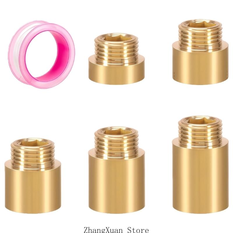 Strong Brass Extension Fitting 1/2 Thread for Kitchen & Bathroom Valves Systems 3XUF Copper chrome plated
Strong Brass Extension Fitting 1/2 Thread for Kitchen & Bathroom Valves Systems 3XUF Copper chrome plated