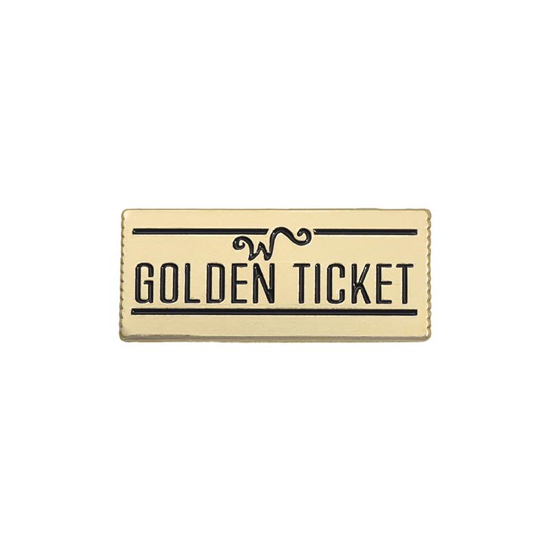 Golden VIP Ticket Enamel Pin Wonka Chocolate Factory Comedy Movies Metal Brooches Lapel Backpack Badge Jewelry Gifts For Friends
Golden VIP Ticket Enamel Pin Wonka Chocolate Factory Comedy Movies Metal Brooches Lapel Backpack Badge Jewelry Gifts For Friends