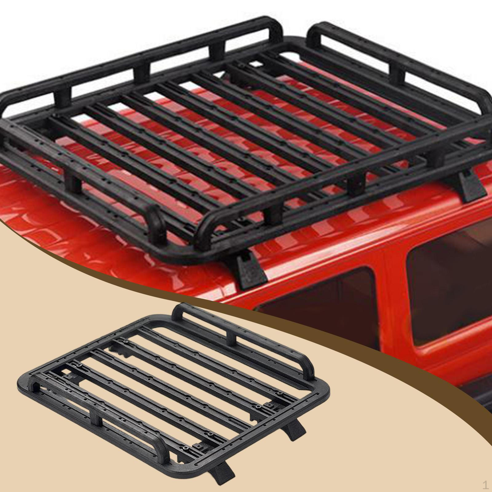 1/10 RC Car Roof Rack Luggage Practical Modified Wear Resistant Easy to Install S
1/10 RC Car Roof Rack Luggage Practical Modified Wear Resistant Easy to Install S