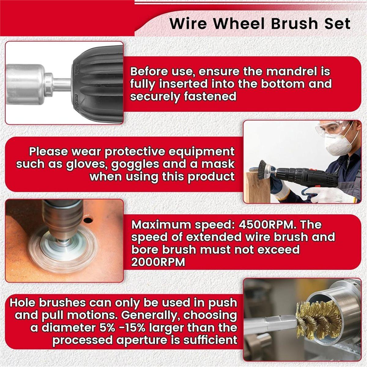 2026 New 8Pcs Wire Brush for Drill Set, 1/4 Inch Round Shank Carbon Steel, Brass Wire Wheel for Cleaning Rust Removal, Deburring China Mainland
2026 New 8Pcs Wire Brush for Drill Set, 1/4 Inch Round Shank Carbon Steel, Brass Wire Wheel for Cleaning Rust Removal, Deburring China Mainland