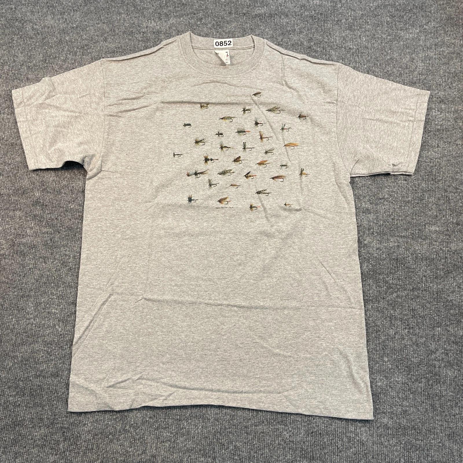 NWOT Vintage 90s Impulse-Wear Fishing Flies Fish Bait Shirt Large 22x29 Gray XL
NWOT Vintage 90s Impulse-Wear Fishing Flies Fish Bait Shirt Large 22x29 Gray XL