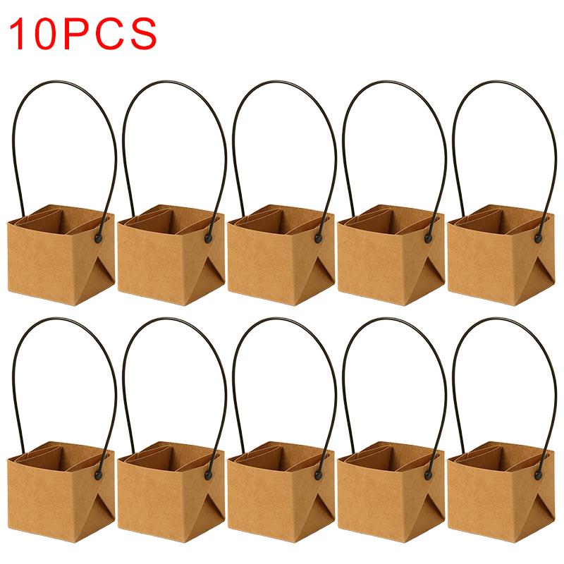 Kraft Paper Plantpot Waterproof Pot Mini Plant Container with Handle Cactus Succulent Desk Shelves Decorations Garden Supply ZYF
Kraft Paper Plantpot Waterproof Pot Mini Plant Container with Handle Cactus Succulent Desk Shelves Decorations Garden Supply ZYF