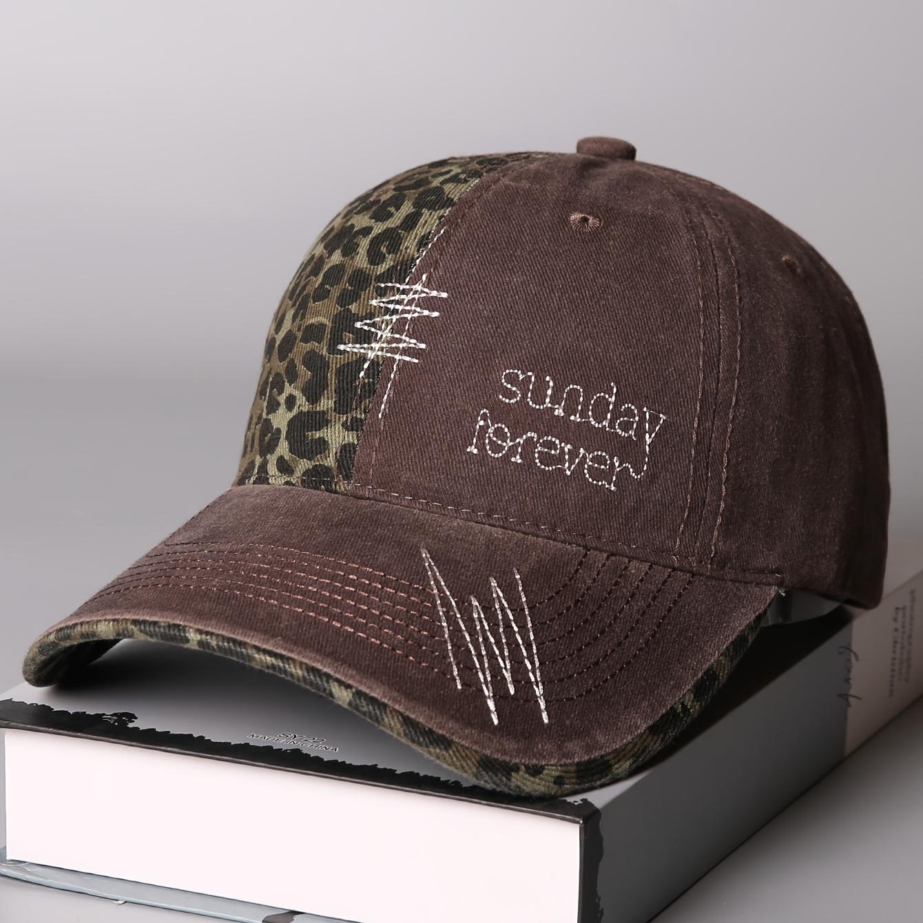 1pc New American Vintage Leopard Print Letter Embroidery Baseball Cap for Women Street Style Trendy Hot Personality Fashion Face- Duckbill Cap коричневий
1pc New American Vintage Leopard Print Letter Embroidery Baseball Cap for Women Street Style Trendy Hot Personality Fashion Face- Duckbill Cap коричневий