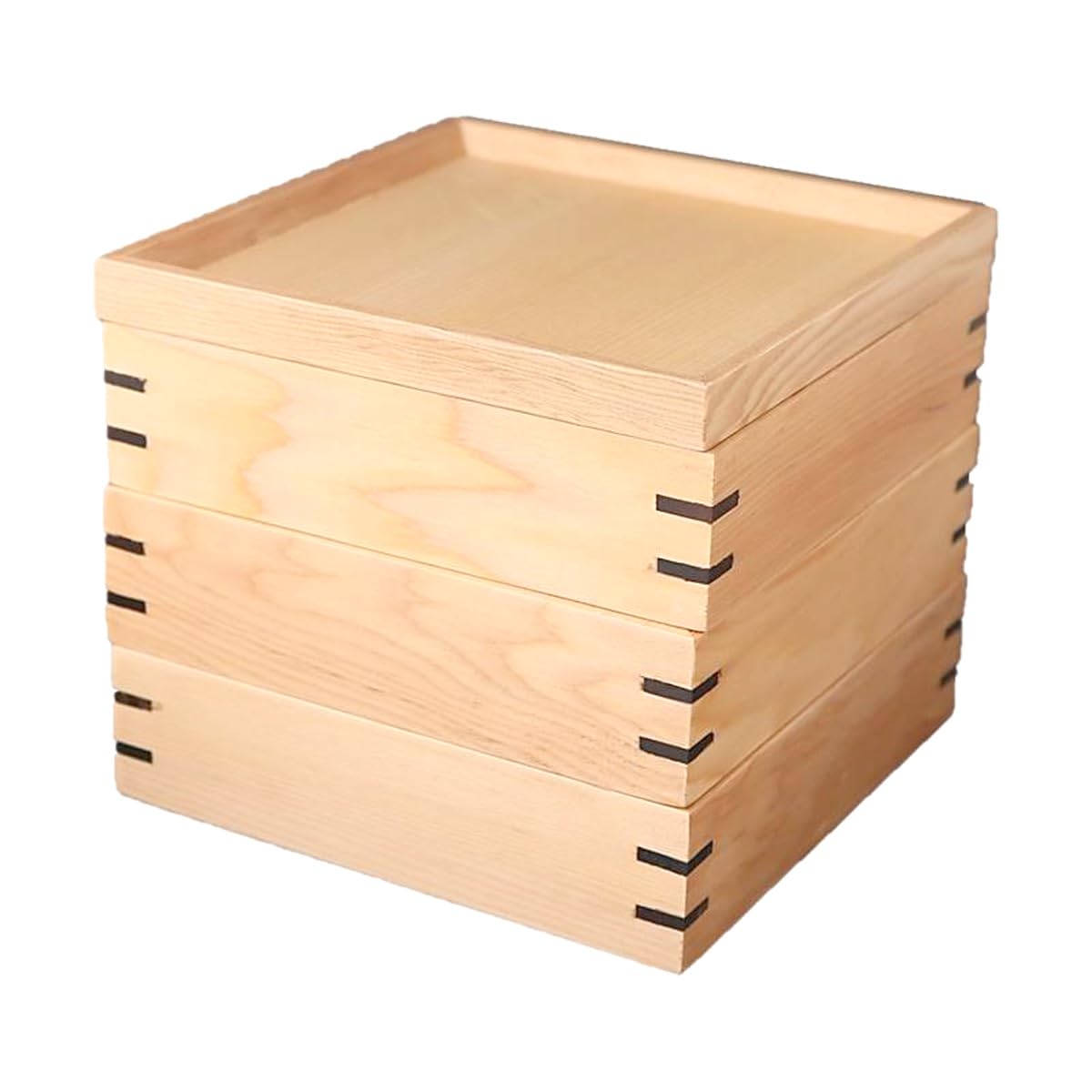 Wooden Bento Lunch x x Current model J-kitchens Box, Three-Tiered Box, Natural, Small, 16.5cm 16.5cm 15cm, 3000ml,
Wooden Bento Lunch x x Current model J-kitchens Box, Three-Tiered Box, Natural, Small, 16.5cm 16.5cm 15cm, 3000ml,