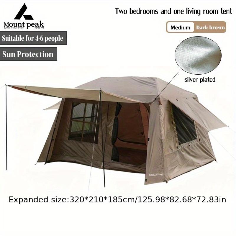 Mount Peak Automatic Large Camping Tent 3-8 People Quick Set Up Ridge Tent with Canopy, Suitable for Outdoor Wilderness Adventur
Mount Peak Automatic Large Camping Tent 3-8 People Quick Set Up Ridge Tent with Canopy, Suitable for Outdoor Wilderness Adventur