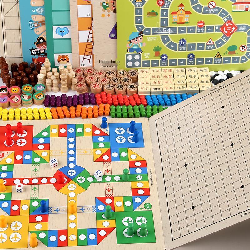 Wooden 2-in-1 Cross-Border Chess & Checkers: Interactive Parent-Child Educational Table Game 30*30*3.2cm
Wooden 2-in-1 Cross-Border Chess & Checkers: Interactive Parent-Child Educational Table Game 30*30*3.2cm