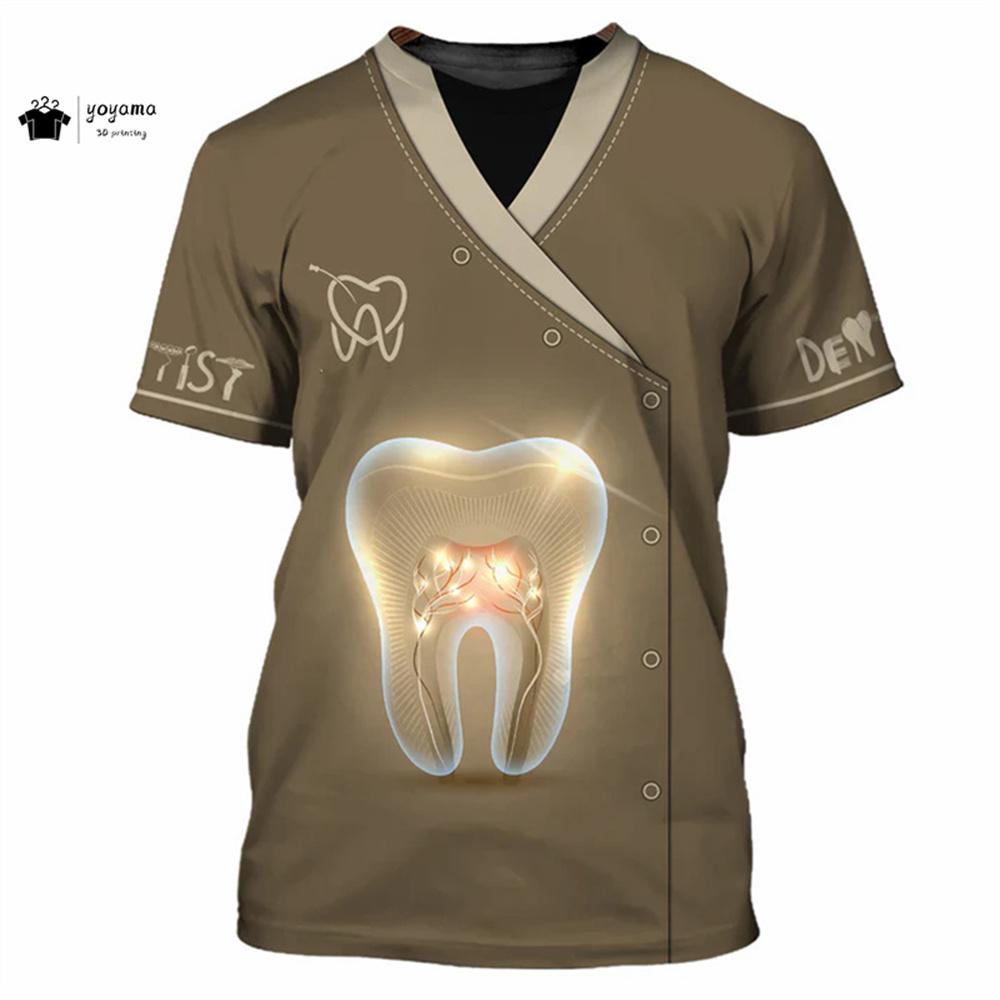 Fashion Men s T-Shirt 3D Print Short Sleeve T-Shirt Dentist Work Clothes Summer Casual Oversized T-Shirt Men s Dentist Clothing S
Fashion Men s T-Shirt 3D Print Short Sleeve T-Shirt Dentist Work Clothes Summer Casual Oversized T-Shirt Men s Dentist Clothing S