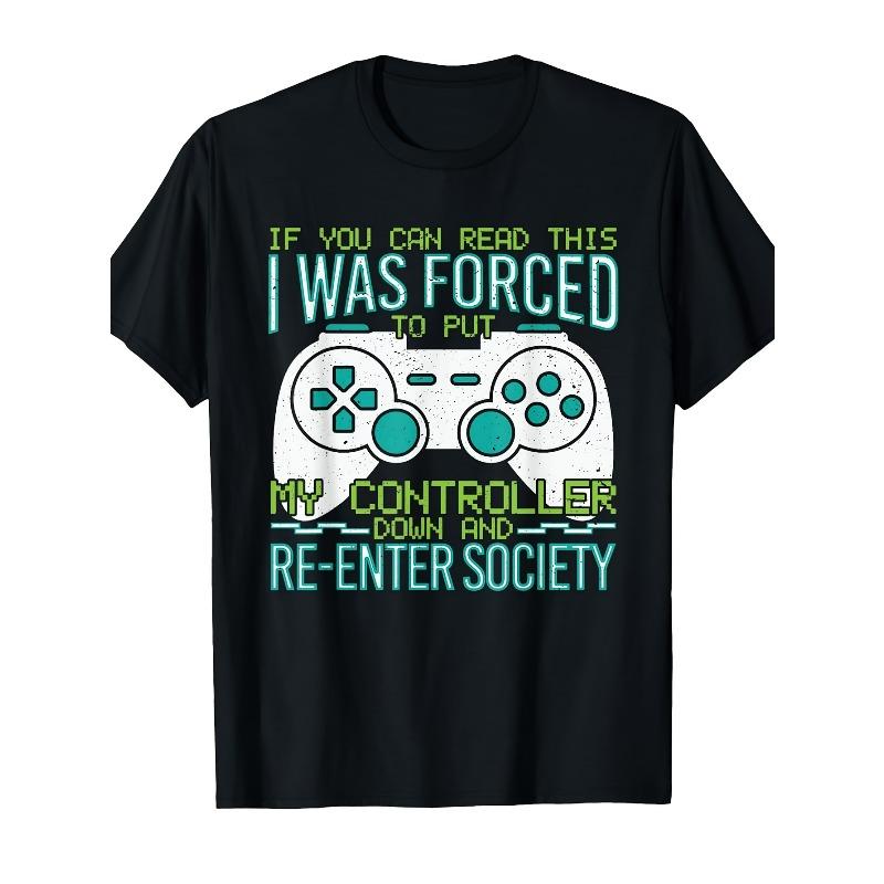European sizes Pro Gamer Presents Put Controller Re-Enter Society Gaming T-Shirt - Retro Adult Black Tee with Controller Graphic, 4XL чорний
European sizes Pro Gamer Presents Put Controller Re-Enter Society Gaming T-Shirt - Retro Adult Black Tee with Controller Graphic, 4XL чорний