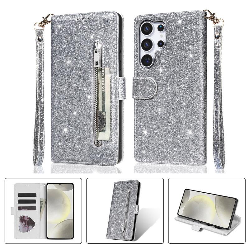 Glitter Zipper Leather Flip Wallet Case For Samsung A57 A37 A17 A56 A36 A26 A16 A55 A35 A25 A15 A54 A34 5G S21 FE S22 S23 S24 Plus S25 Edge S26 Ultra For Samsung Galaxy A53 срібний
Glitter Zipper Leather Flip Wallet Case For Samsung A57 A37 A17 A56 A36 A26 A16 A55 A35 A25 A15 A54 A34 5G S21 FE S22 S23 S24 Plus S25 Edge S26 Ultra For Samsung Galaxy A53 срібний