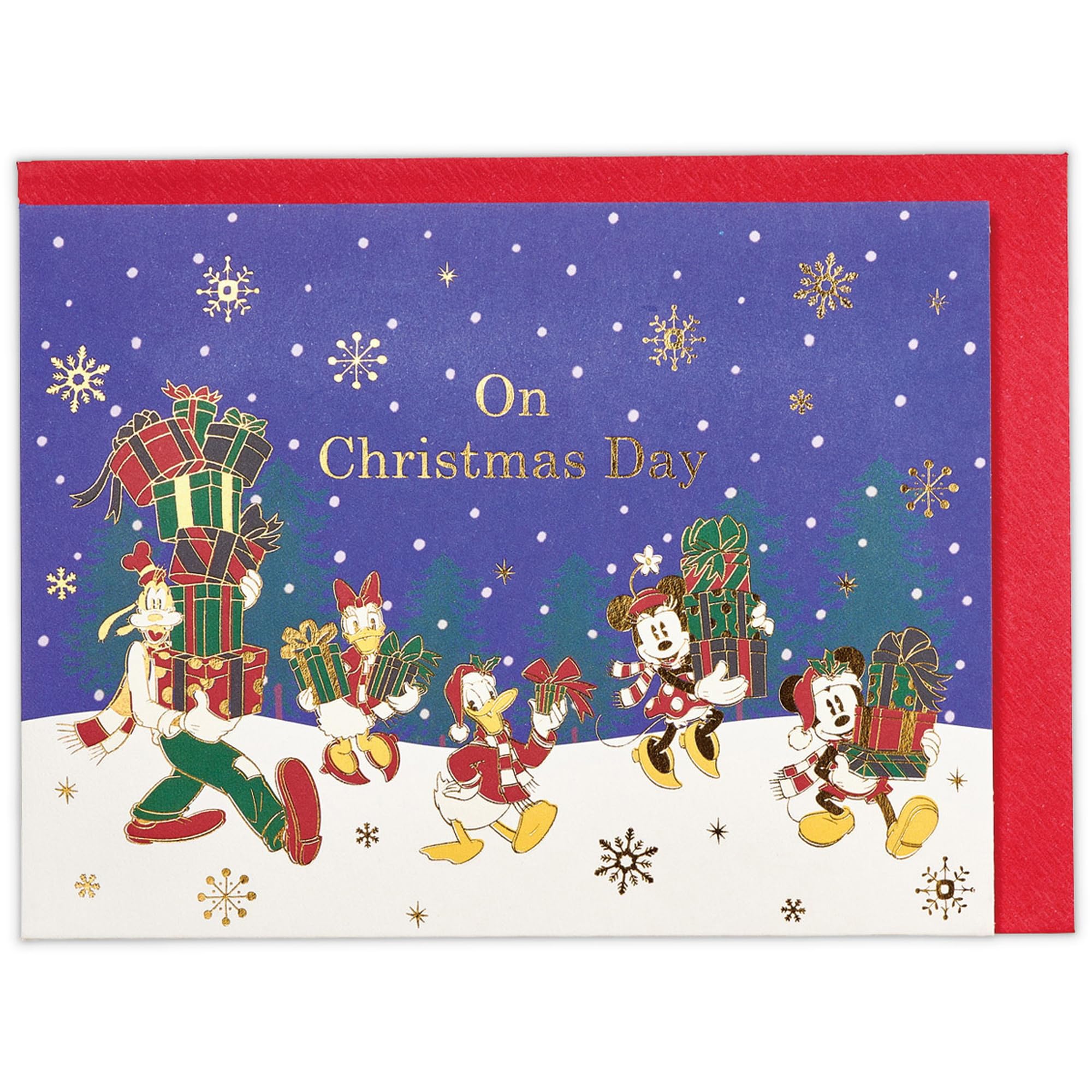 Hallmark Hallmark Disney Рождественская открытка 3D Вечеринка друзей II 828585