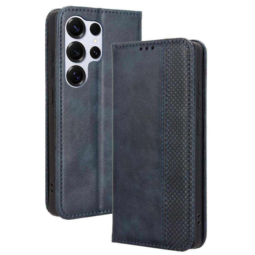 For Samsung Galaxy S25 Ultra Case Wallet Stand Retro Texture Leather Phone Cover Blue
For Samsung Galaxy S25 Ultra Case Wallet Stand Retro Texture Leather Phone Cover Blue