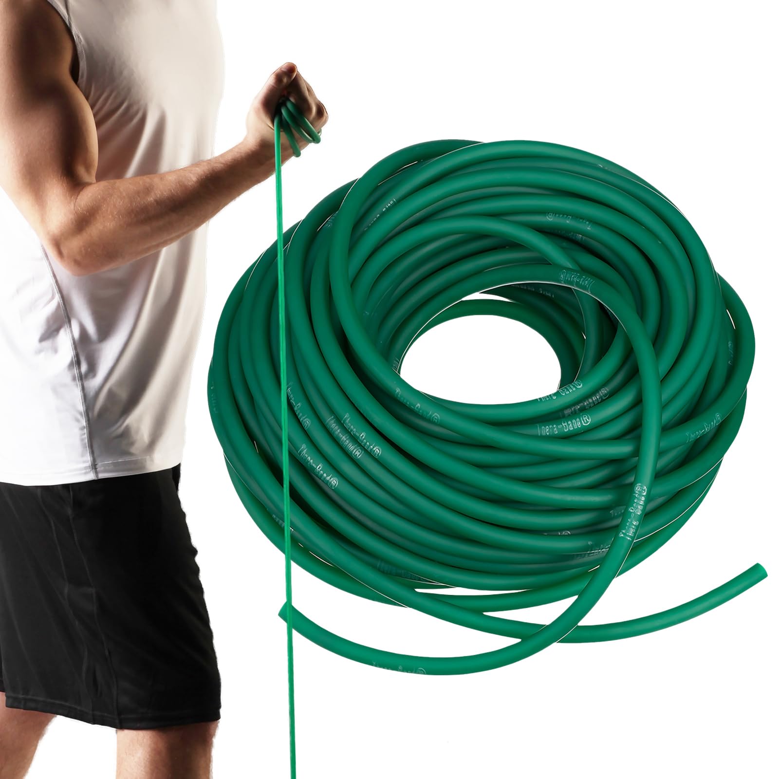 TheraBand Strength Level Includes Instruction Cuttable and for Full Body and Inner Muscle Rehabilitation D&M TheraTube, 30.4m, 8.1mm Diameter, +1,
TheraBand Strength Level Includes Instruction Cuttable and for Full Body and Inner Muscle Rehabilitation D&M TheraTube, 30.4m, 8.1mm Diameter, +1,