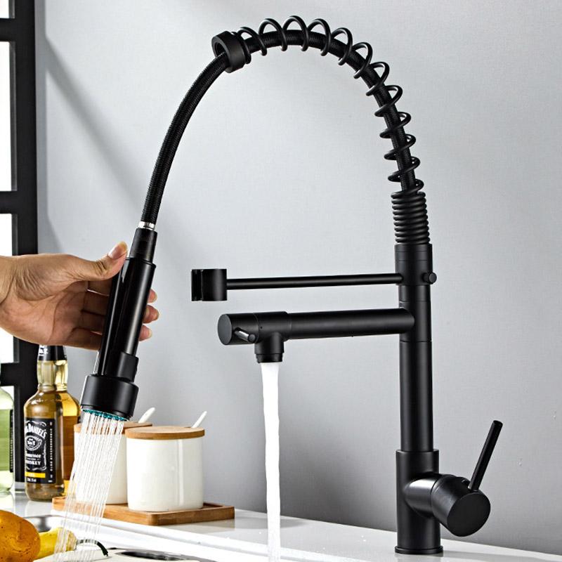 Kitchen Pull-out Stainless Steel Spring Hot and Cold Water Faucet Splash-proof Dish Washing Sink Mixing Valve Faucet
Kitchen Pull-out Stainless Steel Spring Hot and Cold Water Faucet Splash-proof Dish Washing Sink Mixing Valve Faucet