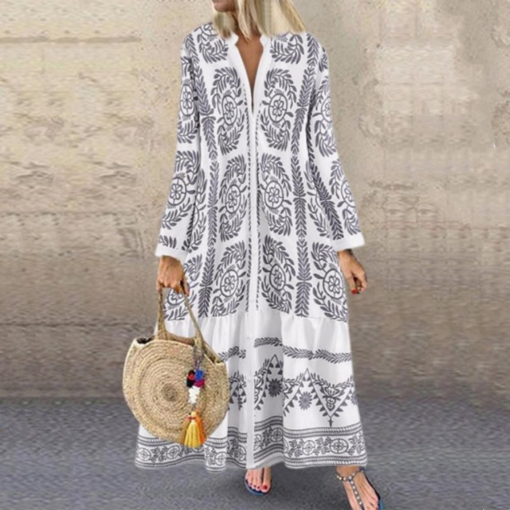 GMXIA Женская мода лето весна с длинным рукавом стоячие повседневные платья XXXXXL серый
GMXIA Женская мода лето весна с длинным рукавом стоячие повседневные платья XXXXXL серый