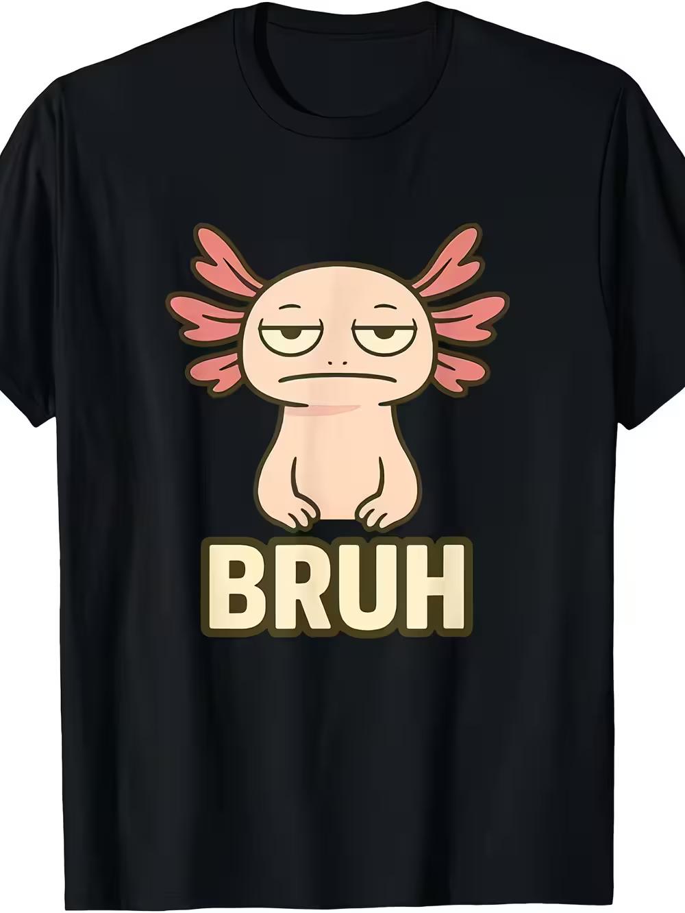 Axolotl Brother Meme T-Shirt - Funny Amphibian Print Shirt with Playful Salamander Expression S
Axolotl Brother Meme T-Shirt - Funny Amphibian Print Shirt with Playful Salamander Expression S