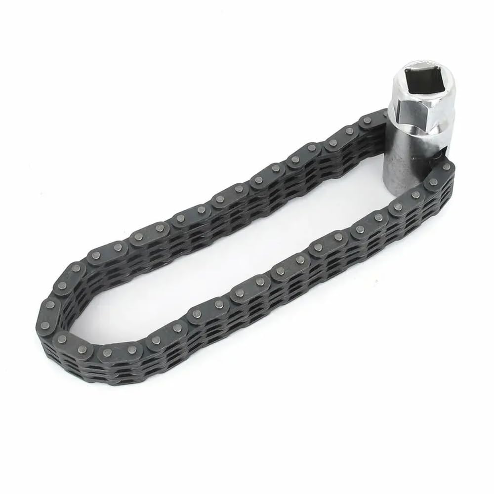 44 Section Double Chain Adjustable Oil Filter Wrench Tool Compatible with Car Vehicle Repair Compatible with Most Standard Oil Filters Chain Strap Type 1
44 Section Double Chain Adjustable Oil Filter Wrench Tool Compatible with Car Vehicle Repair Compatible with Most Standard Oil Filters Chain Strap Type 1