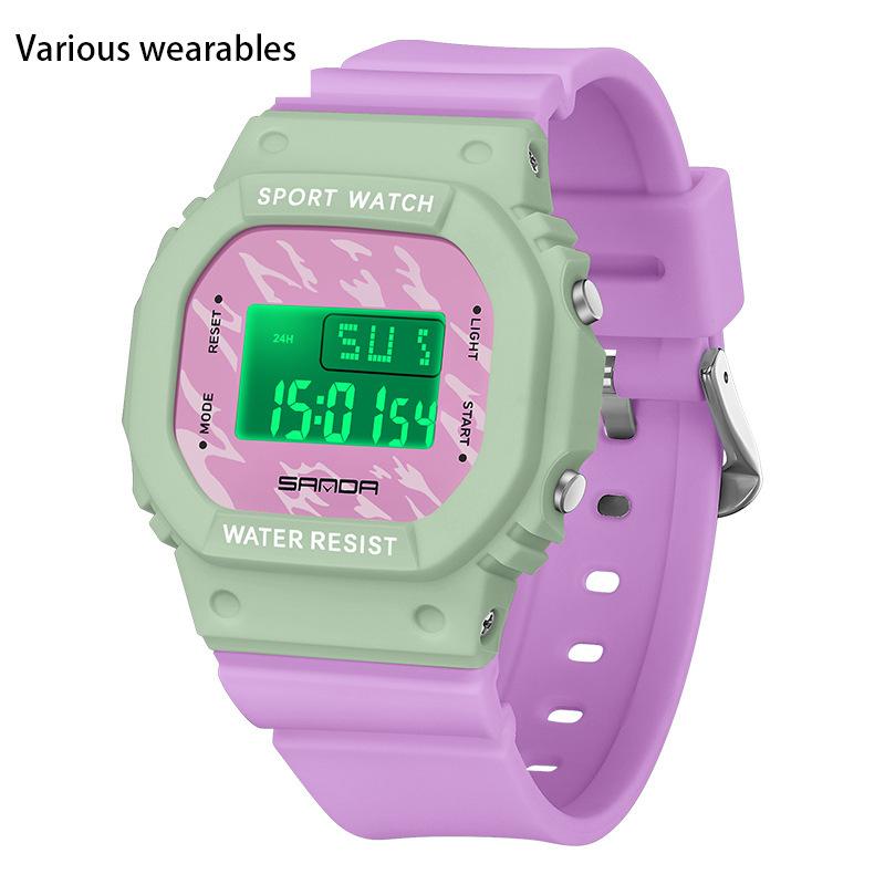 Новые студенческие мужские и женские квадратные многофункциональные электронные часы водонепроницаемые светящиеся студенческие модные часы-будильник
Новые студенческие мужские и женские квадратные многофункциональные электронные часы водонепроницаемые светящиеся студенческие модные часы-будильник