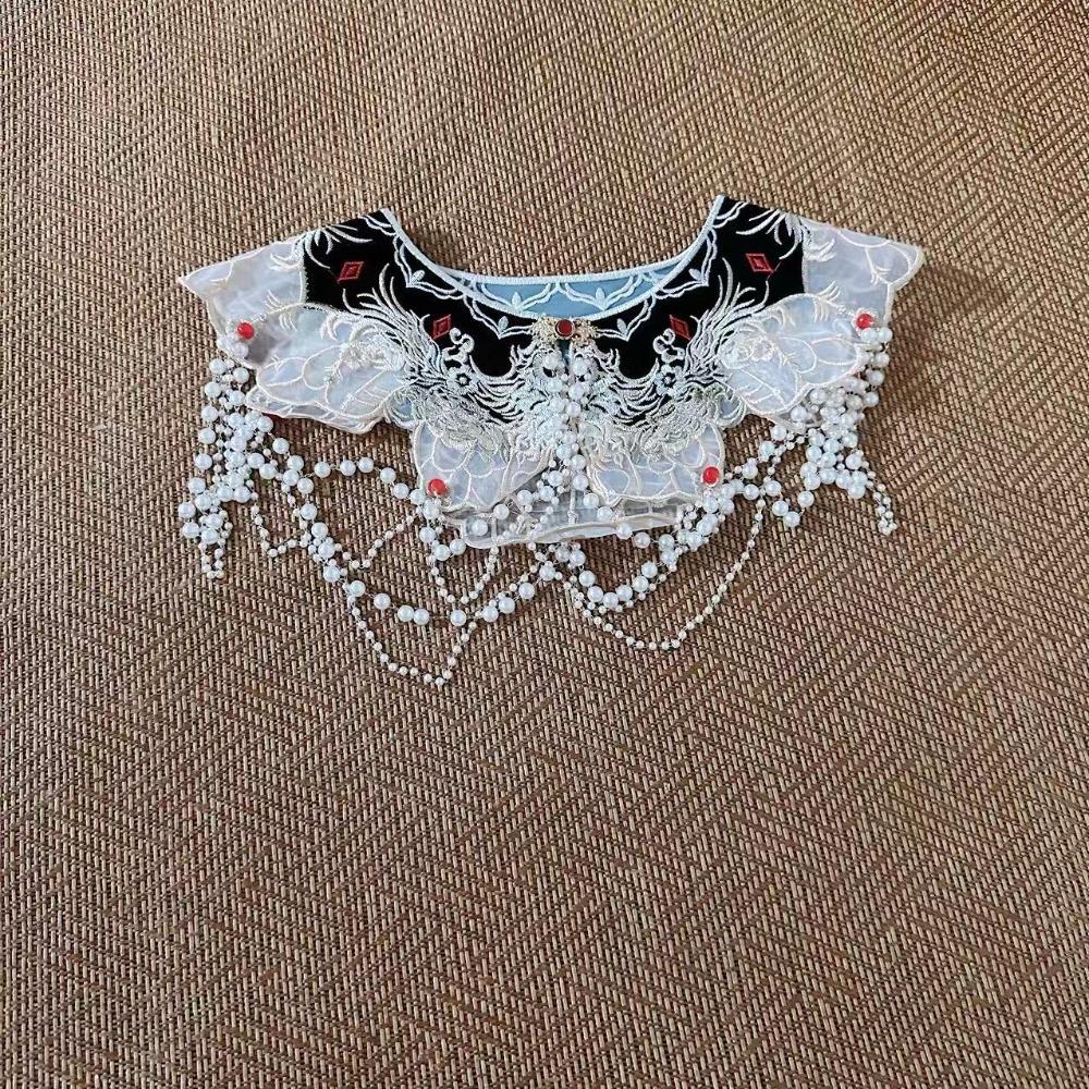 Pearls Tassels Cloud Shoulder Detachable Shoulder Collar Elegant Shirt Fake Collar Cloth чёрный
Pearls Tassels Cloud Shoulder Detachable Shoulder Collar Elegant Shirt Fake Collar Cloth чёрный