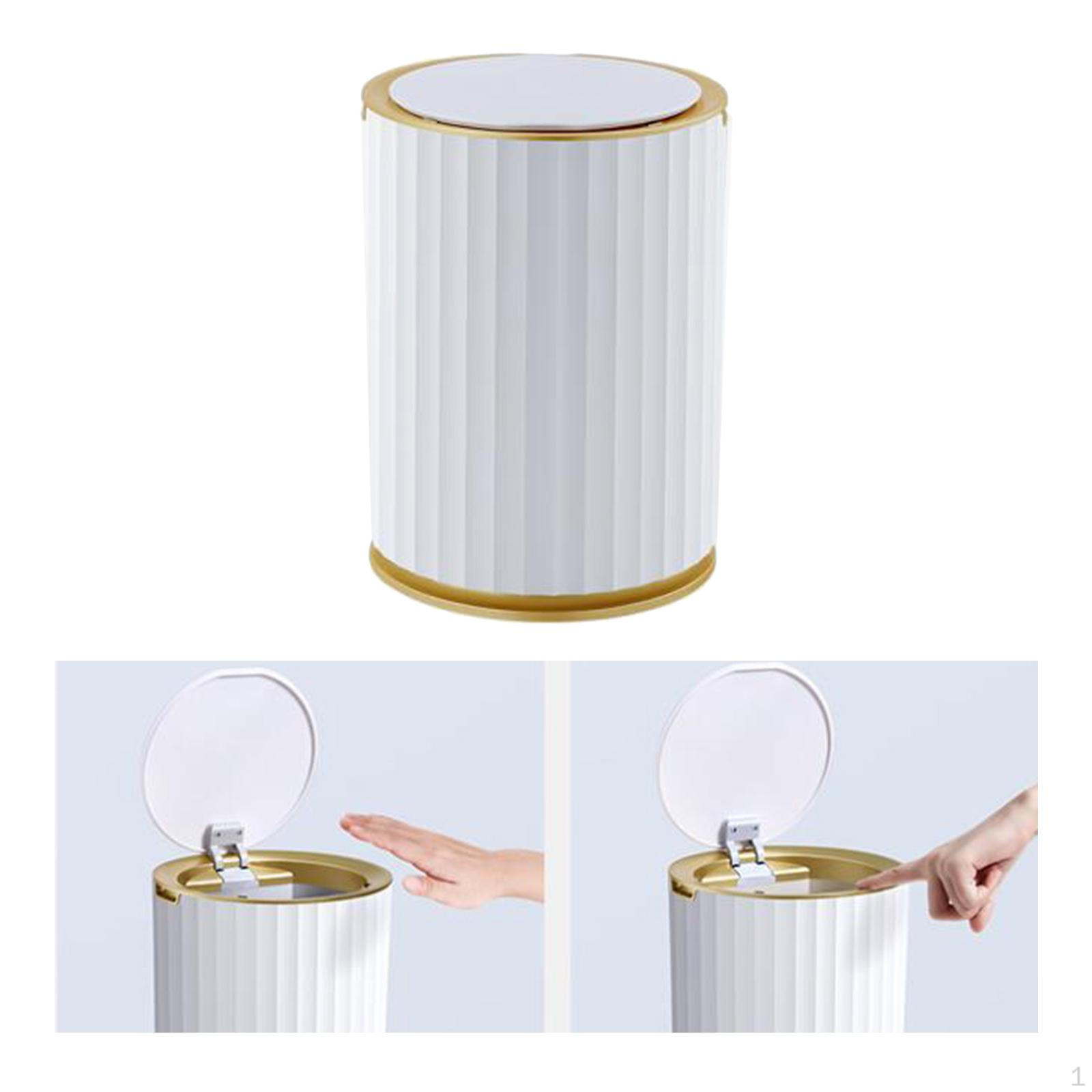 Trash Can, 10L Basket IPX5 Waterproof with Lid Sealed Waste Container Garbage for Dry Battery Powered
Trash Can, 10L Basket IPX5 Waterproof with Lid Sealed Waste Container Garbage for Dry Battery Powered
