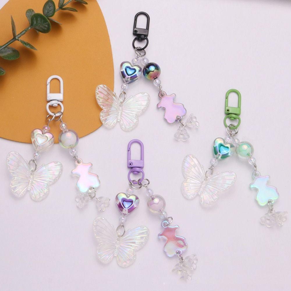Pearl Acrylic Car Keyring Transparent Lovely Bag Pendant Jewelry Butterfly Key Chain Bag Ornament
Pearl Acrylic Car Keyring Transparent Lovely Bag Pendant Jewelry Butterfly Key Chain Bag Ornament