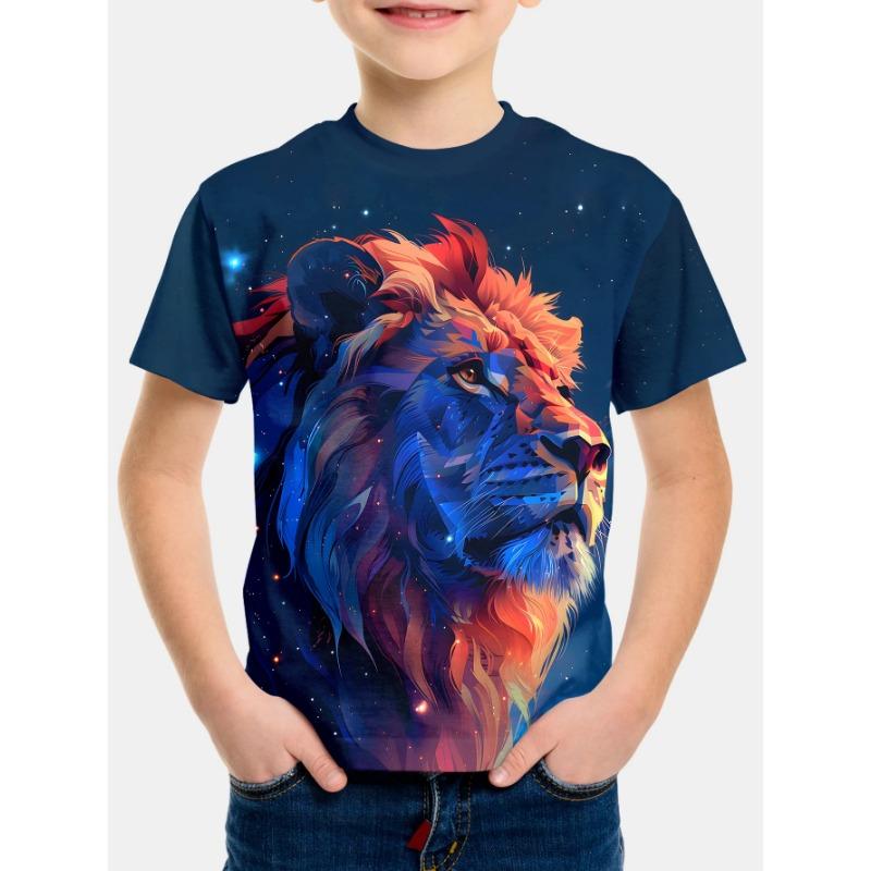 Clothes For Boys 3D Printed Animal T-Shirt Street Style Summer Comforts Casual Crew Neck Short Sleeves T-Shirts For Children 150
Clothes For Boys 3D Printed Animal T-Shirt Street Style Summer Comforts Casual Crew Neck Short Sleeves T-Shirts For Children 150
