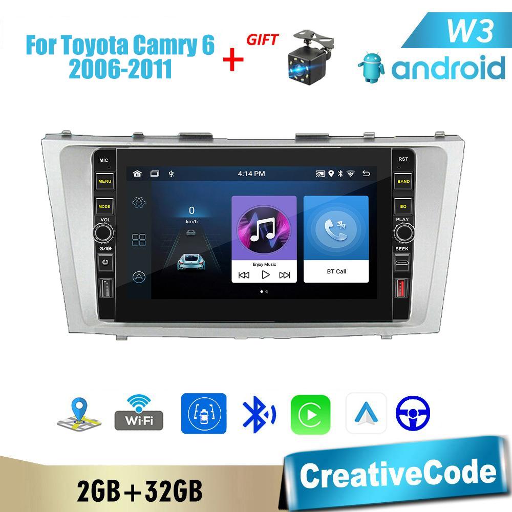 8-дюймовый автомобильный Android-радио для Toyota Camry 6 2006-2011 2din мультимедийный стерео видеоплеер WIFI навигация GPS Carplay 2 + 32 ГБ
8-дюймовый автомобильный Android-радио для Toyota Camry 6 2006-2011 2din мультимедийный стерео видеоплеер WIFI навигация GPS Carplay 2 + 32 ГБ