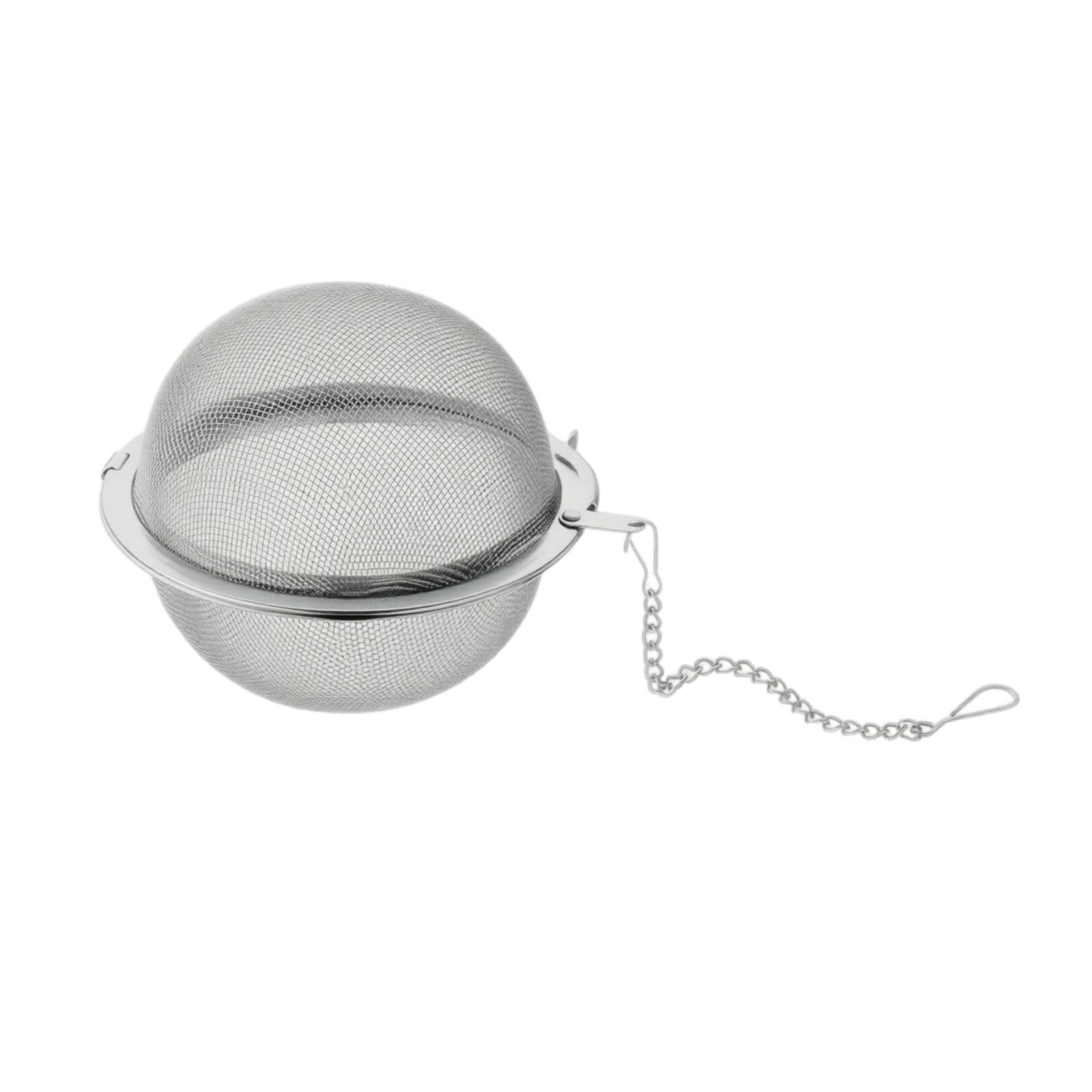 Stainless Steel Tea Infuser Ball Fine Mesh Tea Strainer with Chain for Loose Leaf Tea Brewing Kitchen Tool One Size
Stainless Steel Tea Infuser Ball Fine Mesh Tea Strainer with Chain for Loose Leaf Tea Brewing Kitchen Tool One Size