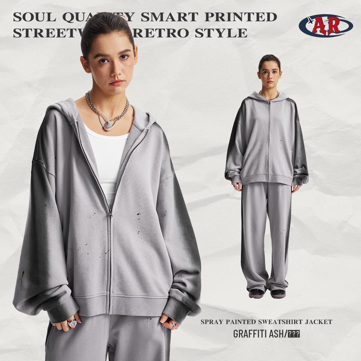 ARTIE Menswear | 2025 Trendy Cotton Graffiti Hooded Cardigan with YKK Zipper Large
ARTIE Menswear | 2025 Trendy Cotton Graffiti Hooded Cardigan with YKK Zipper Large