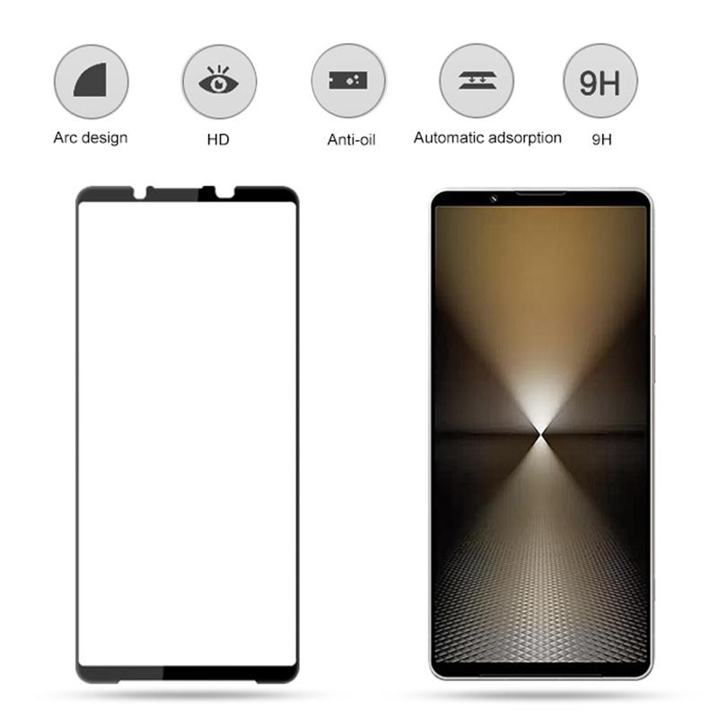 MOCOLO For Sony Xperia 1 VI Screen Protector Tempered Glass Anti-Shatter Silk Printing Film,Black Type A
MOCOLO For Sony Xperia 1 VI Screen Protector Tempered Glass Anti-Shatter Silk Printing Film,Black Type A
