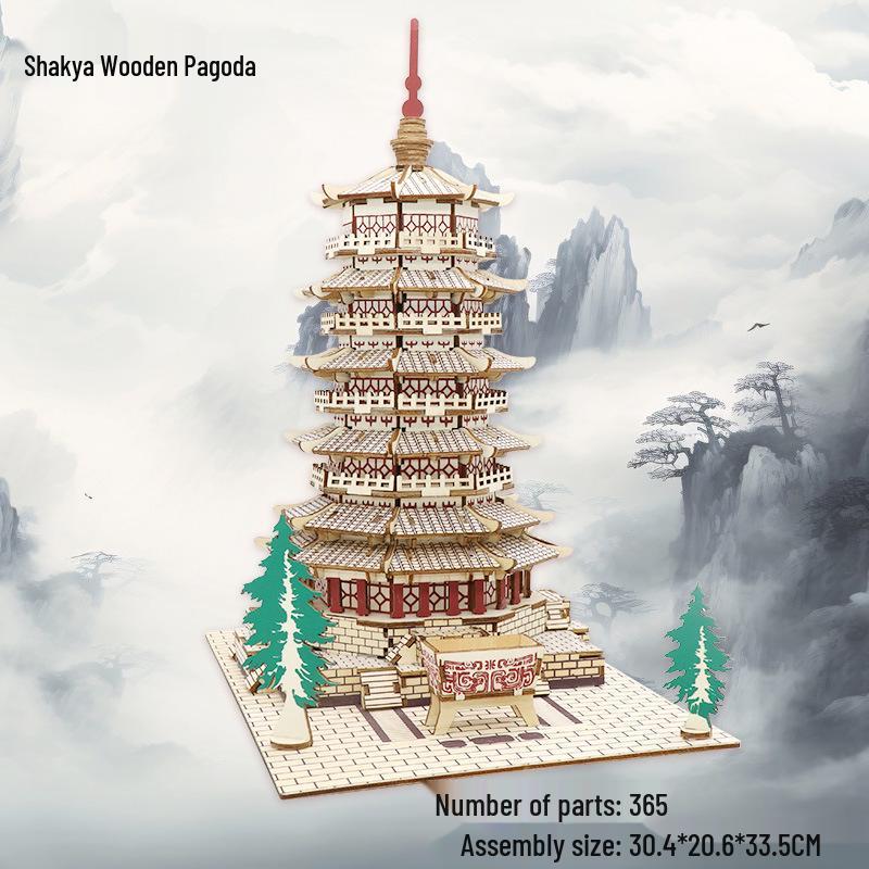 Деревянная 3D-головоломка: Модель древней архитектуры для детского образовательного набора для самостоятельной сборки
Деревянная 3D-головоломка: Модель древней архитектуры для детского образовательного набора для самостоятельной сборки