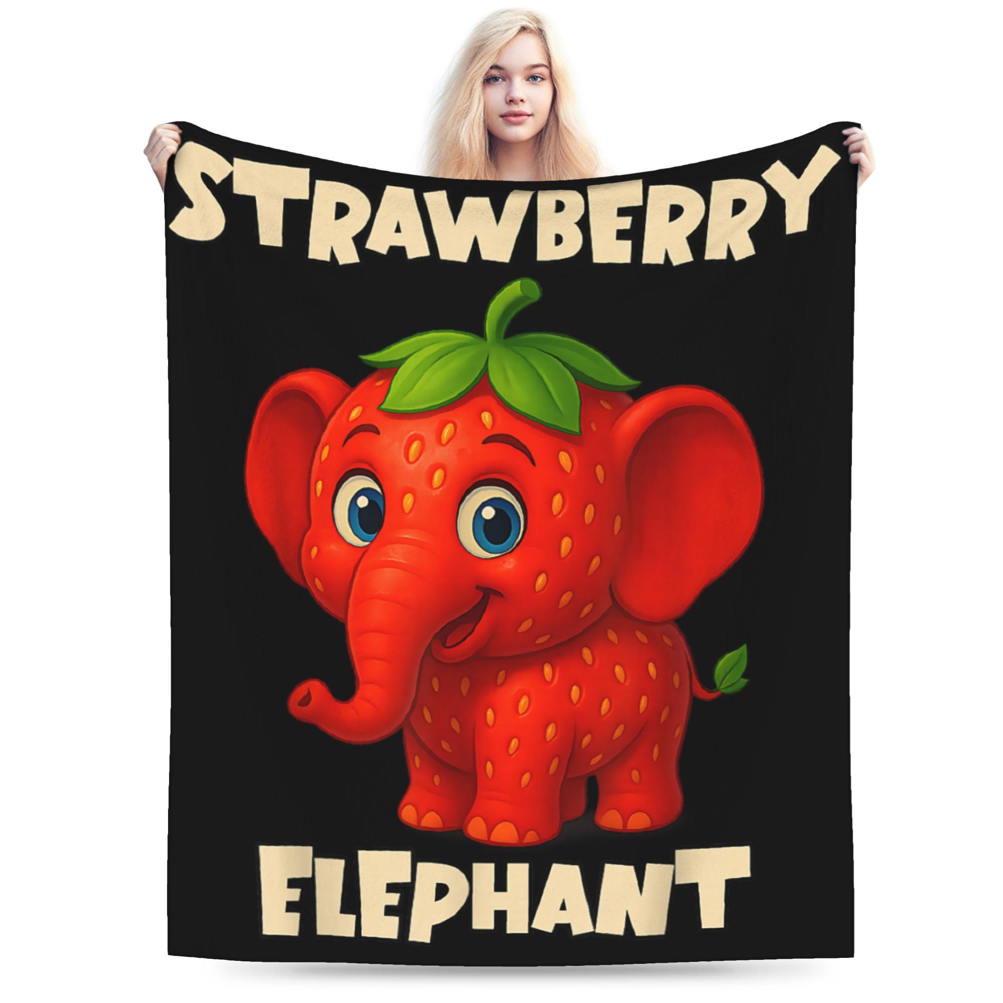 Strawberry Elephant Funny Italian Brainrot Gaming Meme Blankets Quality Super Soft Bedding Throws Winter Picnic Couch Bed 75x90cm
Strawberry Elephant Funny Italian Brainrot Gaming Meme Blankets Quality Super Soft Bedding Throws Winter Picnic Couch Bed 75x90cm