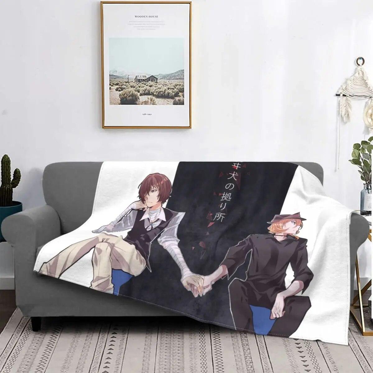 Osamu Dazai Chuuya Nakahara плюшевые одеяла Bungou Stray Dogs аниме винтажные пледы для дома, отеля, дивана, коврика
Osamu Dazai Chuuya Nakahara плюшевые одеяла Bungou Stray Dogs аниме винтажные пледы для дома, отеля, дивана, коврика