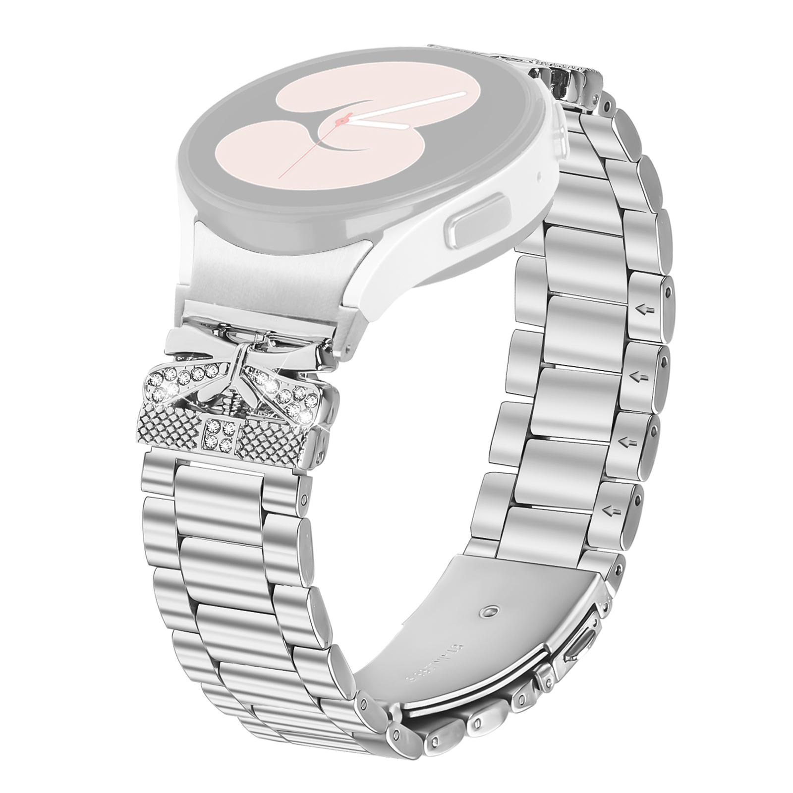 Metal Strap with Quick Release Connector for Samsung Galaxy Watch7 44mm/40mm Butterfly Rhinestones Decor Silver Watch Band As Shown A
Metal Strap with Quick Release Connector for Samsung Galaxy Watch7 44mm/40mm Butterfly Rhinestones Decor Silver Watch Band As Shown A