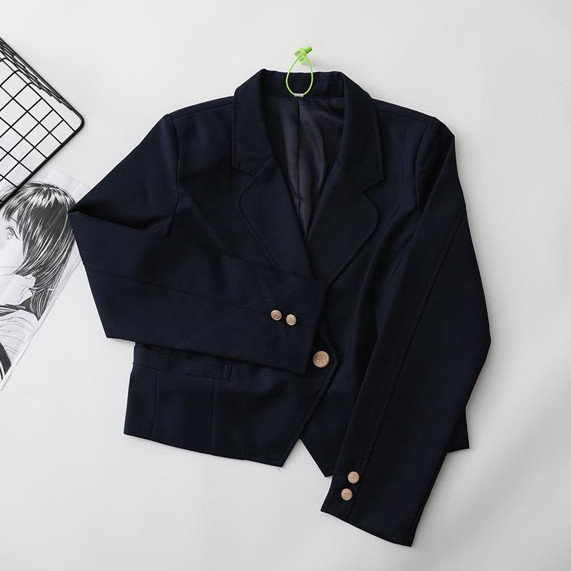 Стильный женский приталенный блейзер JK Uniform 2021 года с дизайном, подчеркивающим талию Large
Стильный женский приталенный блейзер JK Uniform 2021 года с дизайном, подчеркивающим талию Large