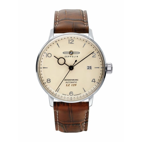 Чоловічий аналоговий автоматичний годинник Zeppelin lz129 Hindenburg з корпусом з натуральної шкіри, модель 8062-5
Чоловічий аналоговий автоматичний годинник Zeppelin lz129 Hindenburg з корпусом з натуральної шкіри, модель 8062-5