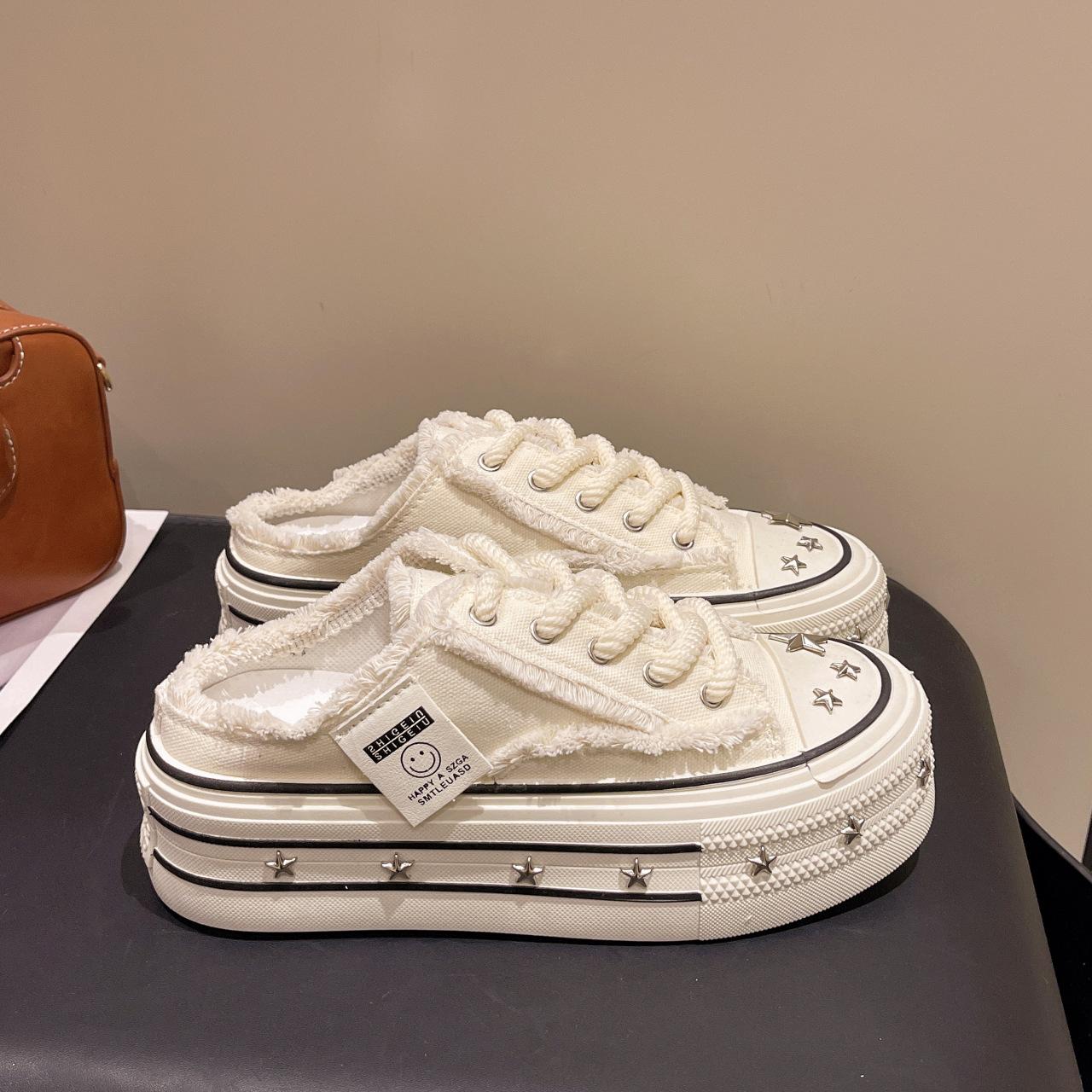 Европейская сумка голова полушлепанцы женские 2025 лето новые уличные дышащие парусиновые туфли внутренняя высота увеличение ленивые туфли на платформе 40
Европейская сумка голова полушлепанцы женские 2025 лето новые уличные дышащие парусиновые туфли внутренняя высота увеличение ленивые туфли на платформе 40