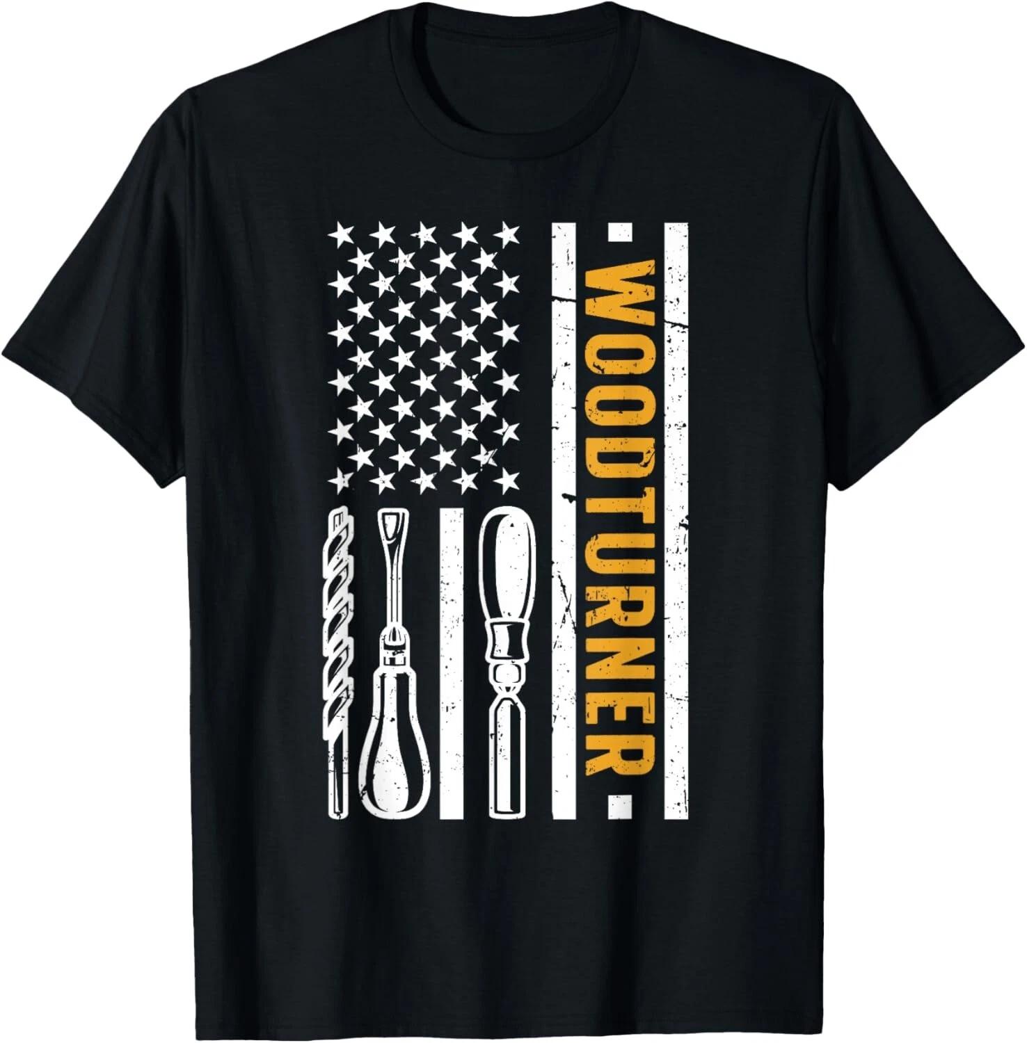 Woodturner US Flag Woodturning Lathe Work Wood Turning Gift Unisex T-Shirt L
Woodturner US Flag Woodturning Lathe Work Wood Turning Gift Unisex T-Shirt L