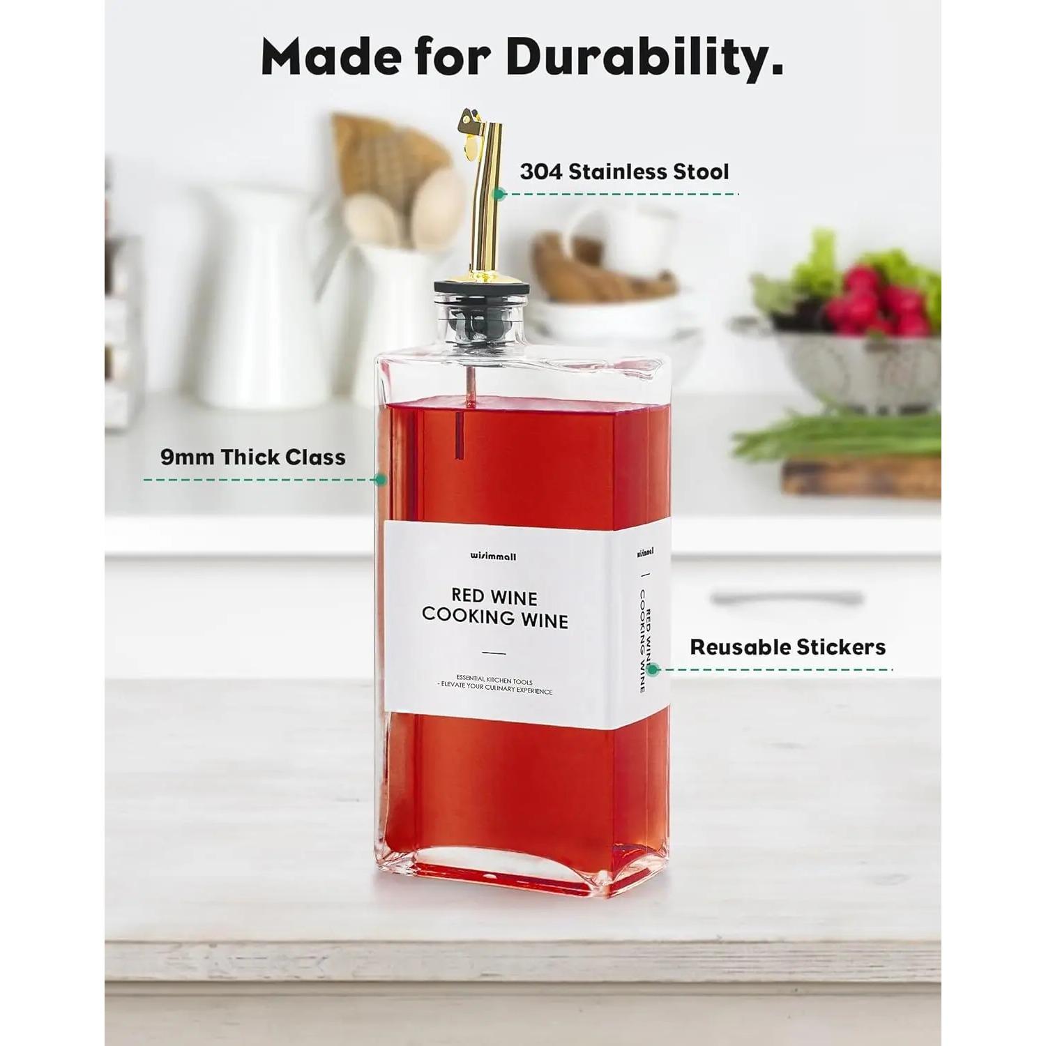 Диспенсер для оливкового масла для кухни, стеклянная бутылка для масла 500 мл, набор из 2 дозаторов для масла для готовки с 2 нержавеющими
Диспенсер для оливкового масла для кухни, стеклянная бутылка для масла 500 мл, набор из 2 дозаторов для масла для готовки с 2 нержавеющими