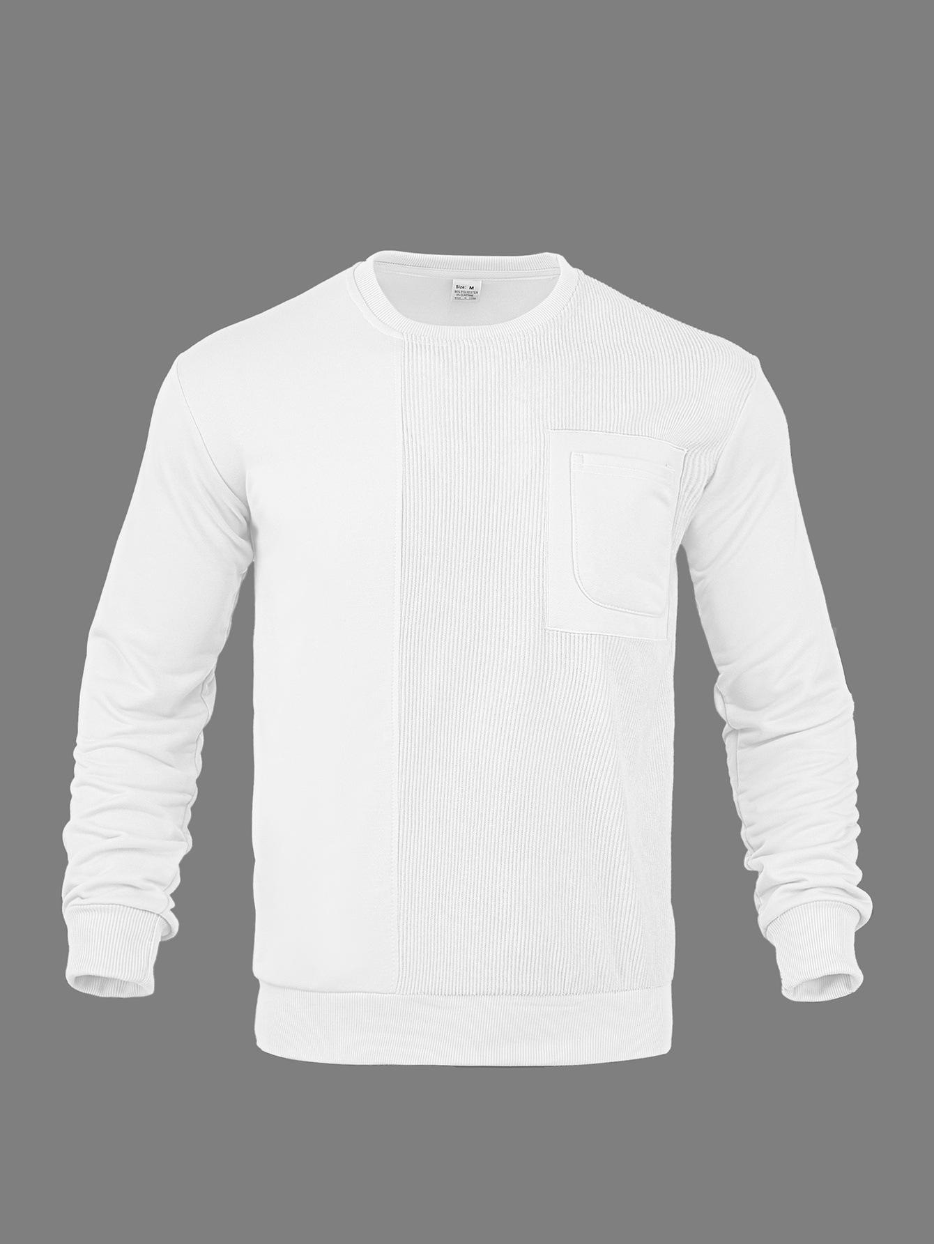 Men s European Corduroy Patchwork Pocket Long Sleeve Pullover Hoodie for Spring and Autumn L білий
Men s European Corduroy Patchwork Pocket Long Sleeve Pullover Hoodie for Spring and Autumn L білий