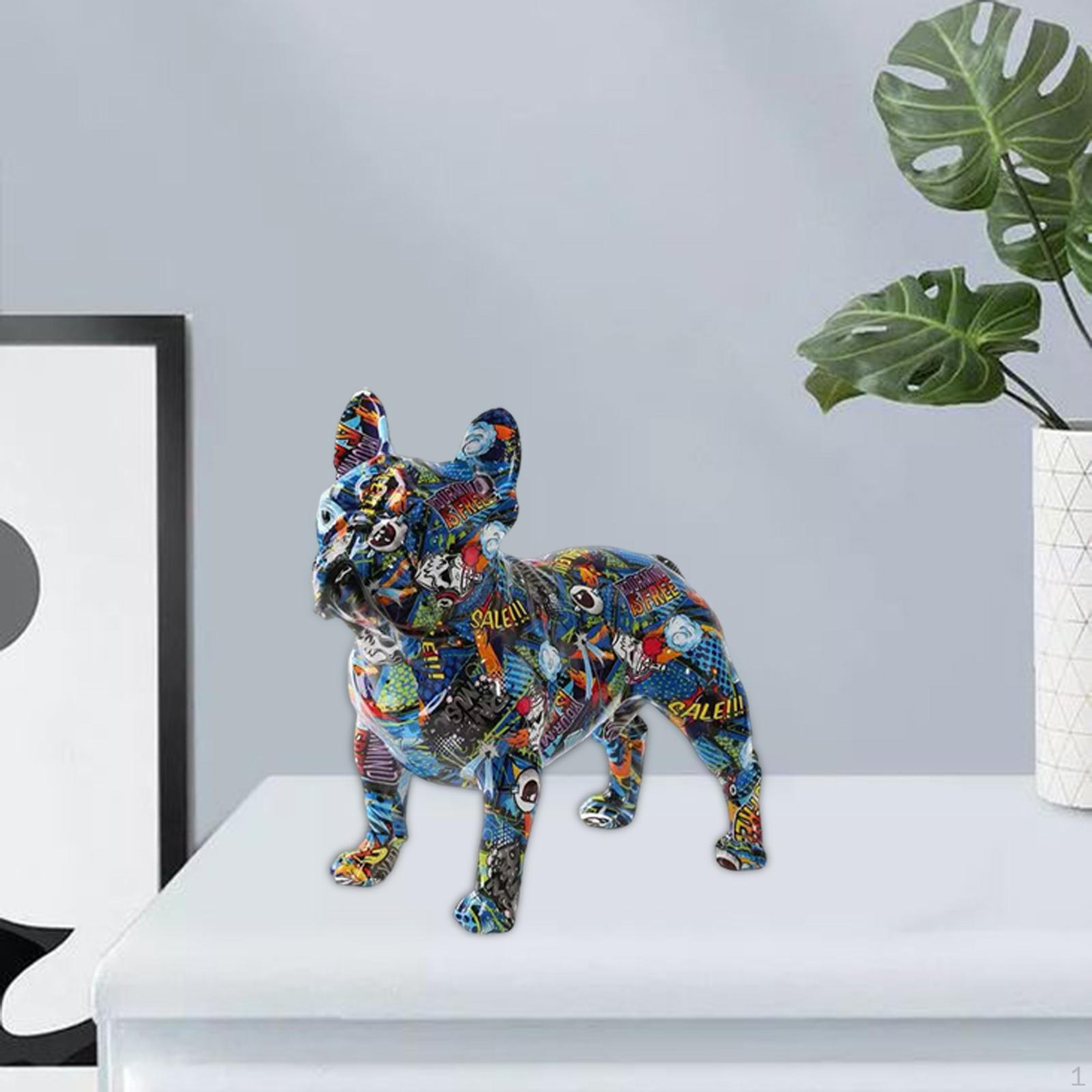 Bulldog Statue: Colorful Animal Figurine for Home Decor Style C
Bulldog Statue: Colorful Animal Figurine for Home Decor Style C