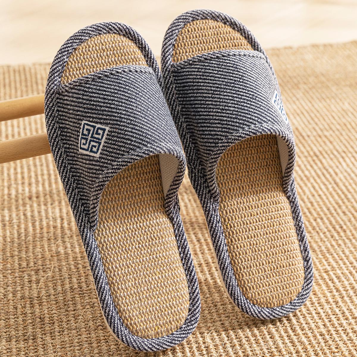 Мужские роскошные дышащие льняные тапочки - Лето 2025, Нескользящий повседневный стиль 42/43 (Fits size 41-42) синий
Мужские роскошные дышащие льняные тапочки - Лето 2025, Нескользящий повседневный стиль 42/43 (Fits size 41-42) синий