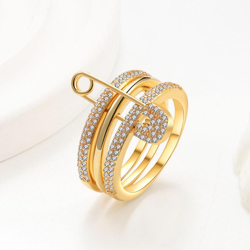 Hot-selling light luxury three-color ring split ring women s personality micro-inlaid zircon pin ring jewelry us size 5 золотой
Hot-selling light luxury three-color ring split ring women s personality micro-inlaid zircon pin ring jewelry us size 5 золотой