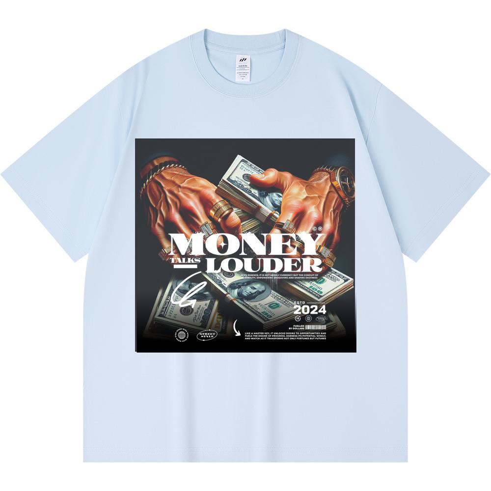 230GSM 100% Cotton T-Shirt Money Talk Louder Print Tees Funny Harajuku Style Combed Cotton Tshirt XS абрикосовый
230GSM 100% Cotton T-Shirt Money Talk Louder Print Tees Funny Harajuku Style Combed Cotton Tshirt XS абрикосовый