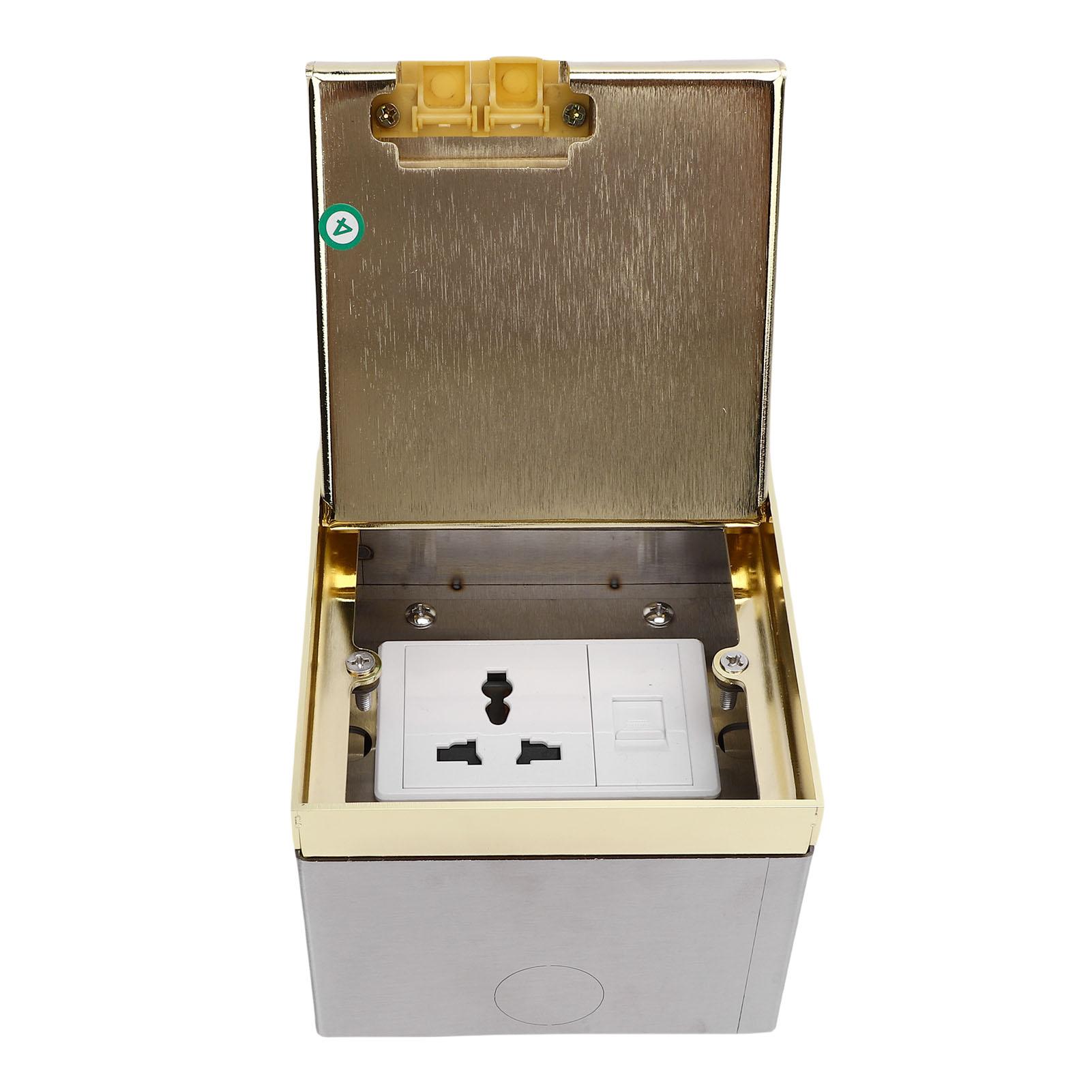 4000W Recessed Floor Socket 3 Prong and Net Port Embedded Concealed Floor Outlet for Shopping Malls Home Decoration
4000W Recessed Floor Socket 3 Prong and Net Port Embedded Concealed Floor Outlet for Shopping Malls Home Decoration