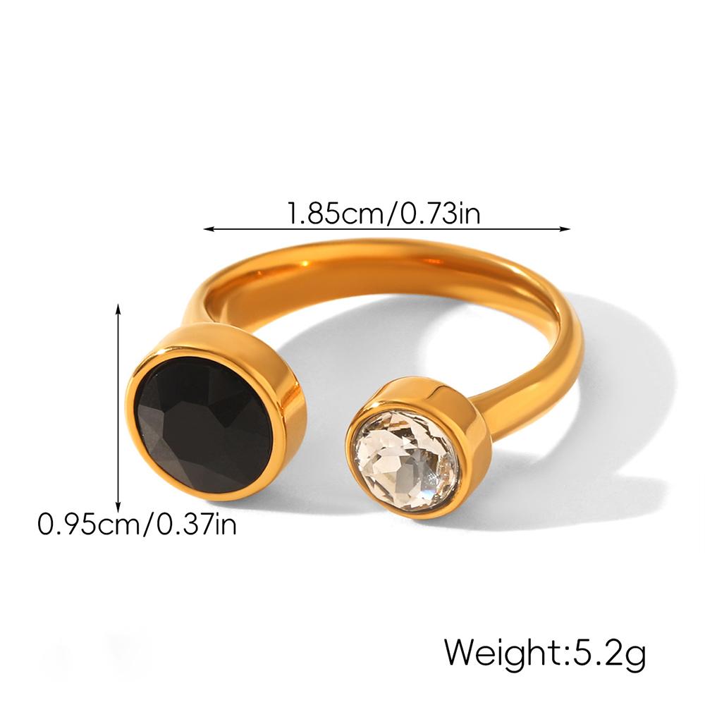 Luxury Colorful Geometric Square Round Zircon Stainless Steel Open Rings for Women Girl 18K Gold Plated Aesthetic Zircon Party
Luxury Colorful Geometric Square Round Zircon Stainless Steel Open Rings for Women Girl 18K Gold Plated Aesthetic Zircon Party