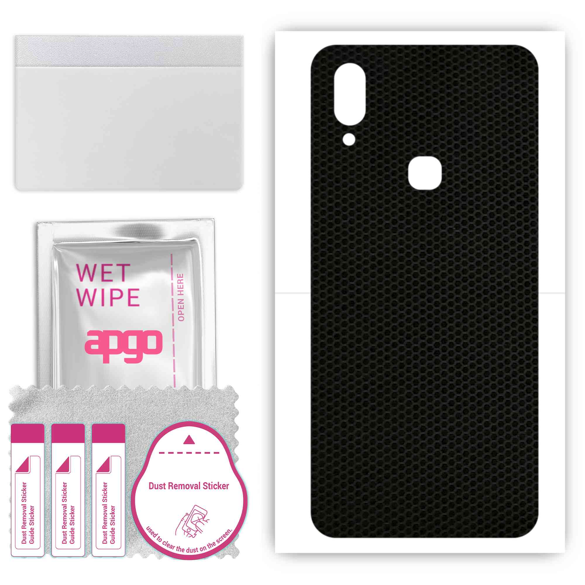 apgo Protective Skin Sticker for the back compatible with vivo NEX S, Wrap Film, Foil, Vinyl - Pattern Matrix
apgo Protective Skin Sticker for the back compatible with vivo NEX S, Wrap Film, Foil, Vinyl - Pattern Matrix