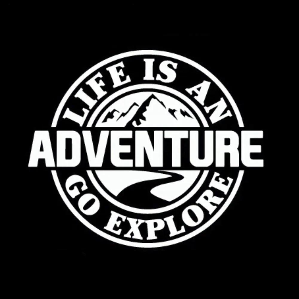LYKX Life Is An Adventure Window Glass Camping RV Off-road Adventure Motorcycle Personalized Latte Art Decorative Car Sticker 16CM X 13.5CM
LYKX Life Is An Adventure Window Glass Camping RV Off-road Adventure Motorcycle Personalized Latte Art Decorative Car Sticker 16CM X 13.5CM