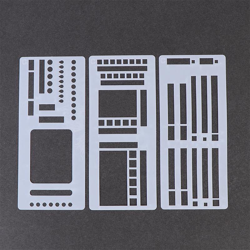DIY Scrapbooking Record Template Flexible Handmade Stencils Tool 3 9pcs for Drawing Planners Art Craft Projects
DIY Scrapbooking Record Template Flexible Handmade Stencils Tool 3 9pcs for Drawing Planners Art Craft Projects